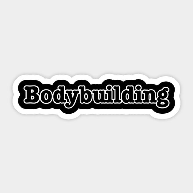 Bodybuilding Sticker by lenn